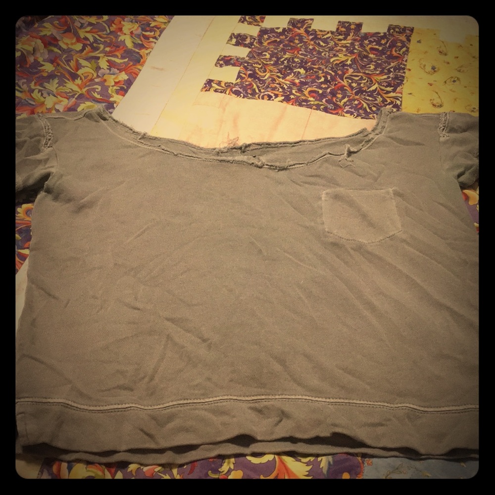 Gray shirt